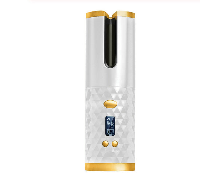 LumaVoyage Cordless Automatic Hair Curler — Wireless Rotating Iron for Effortless Curls