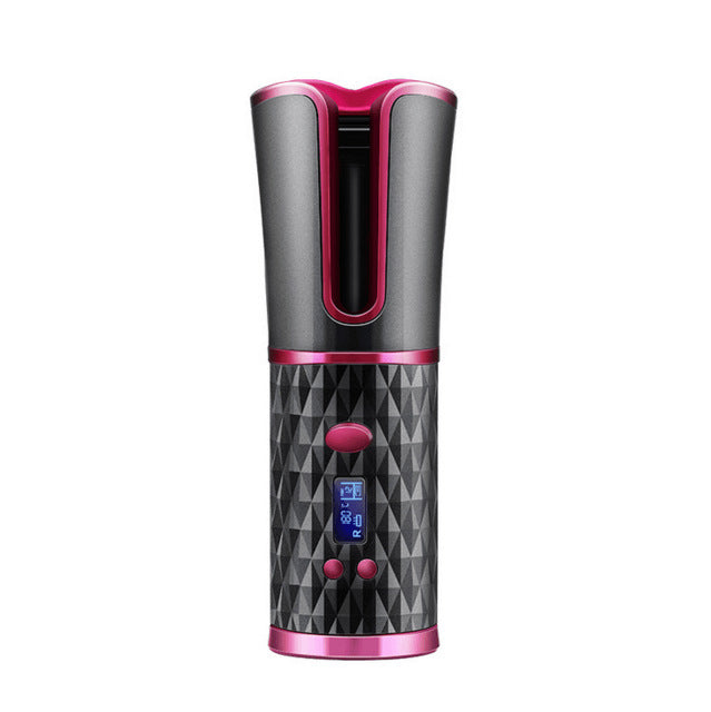 LumaVoyage Cordless Automatic Hair Curler — Wireless Rotating Iron for Effortless Curls