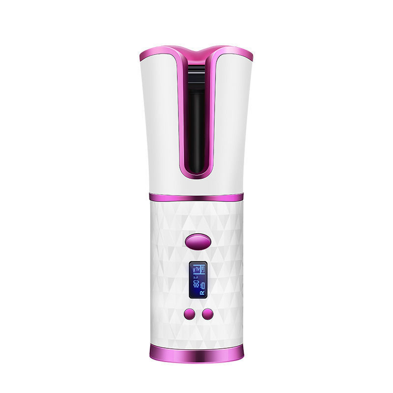 LumaVoyage Cordless Automatic Hair Curler — Wireless Rotating Iron for Effortless Curls