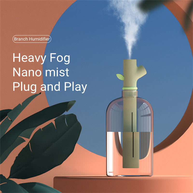Mini USB Portable Humidifier – Cool Mist Ultrasonic Diffuser for Home, Office & Travel