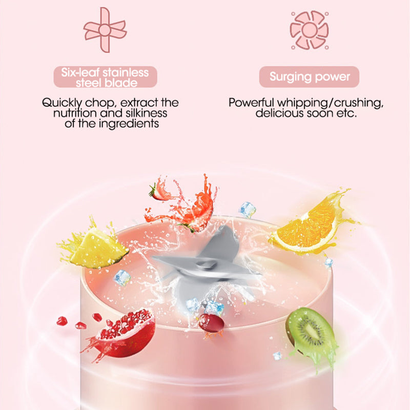 LumaVoyage Portable Blender — USB Rechargeable Smoothie Maker & Juicer Cup