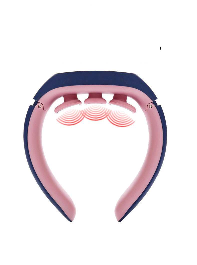 Smart Electric Neck Massager – EMS Pulse Heat Therapy Collar