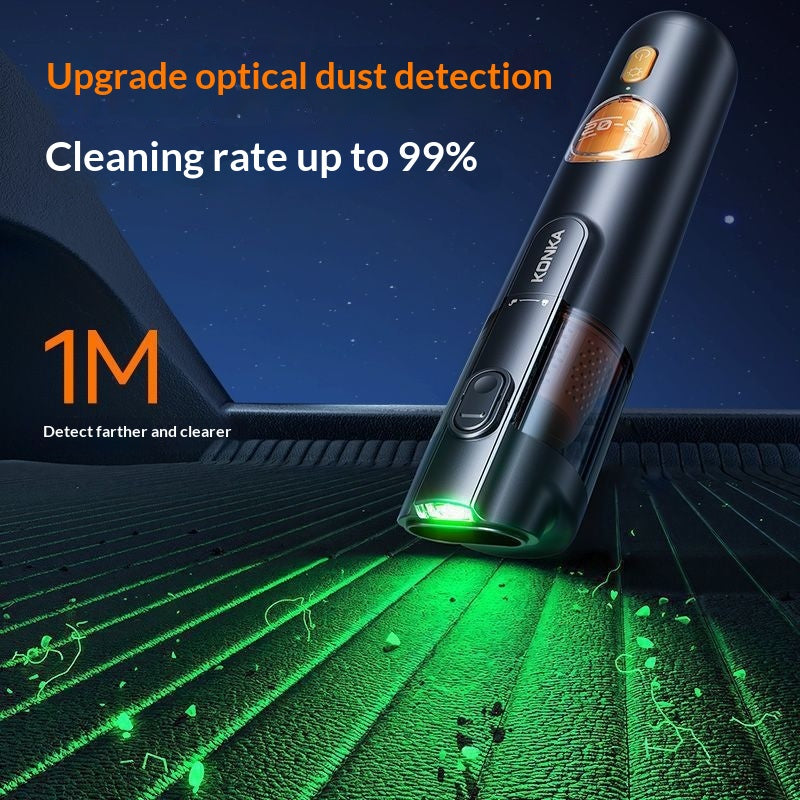 LumaVoyage Cordless Car Vacuum Cleaner — Portable Mini Auto Detailing Vac