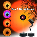 LumaVoyage Sunset Projection Lamp — 360° Rotation Ambient Room Light