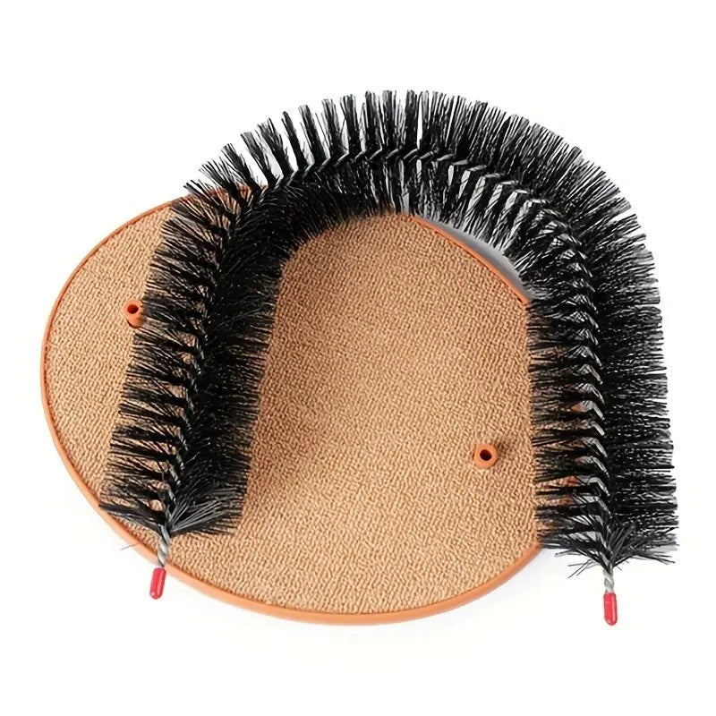 LumaVoyage Self-Grooming Cat Arch — Interactive Massage & Scratch Toy