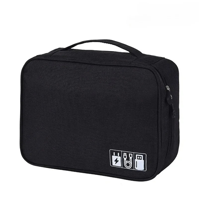 LumaVoyage Travel Tech Cord Organizer — Waterproof Cable Management Bag