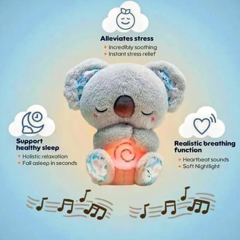 LumaVoyage Breathing Sleep Koala — Anxiety Relief Weighted Plush Companion
