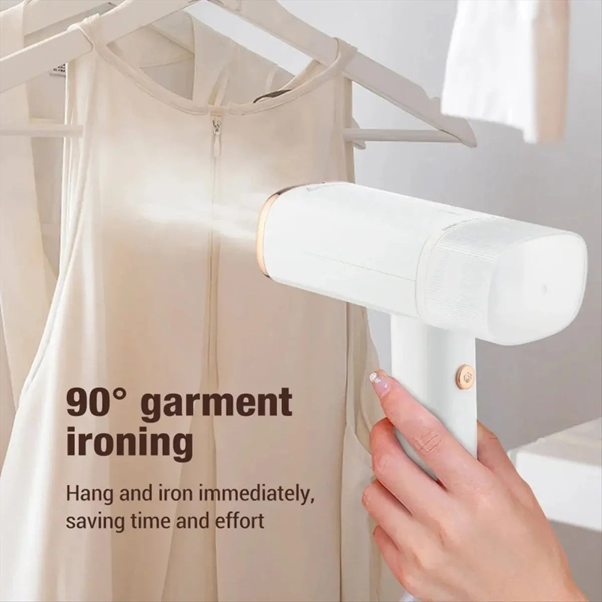 LumaVoyage Travel Garment Steamer — Portable 120ml Fast Heat-Up Wrinkle Remover