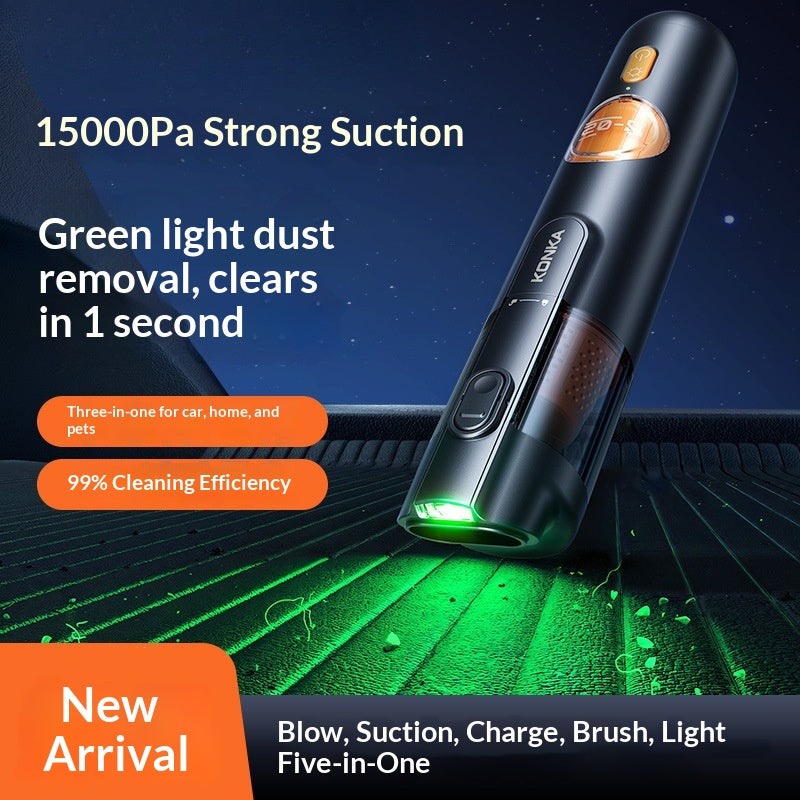 LumaVoyage Cordless Car Vacuum Cleaner — Portable Mini Auto Detailing Vac