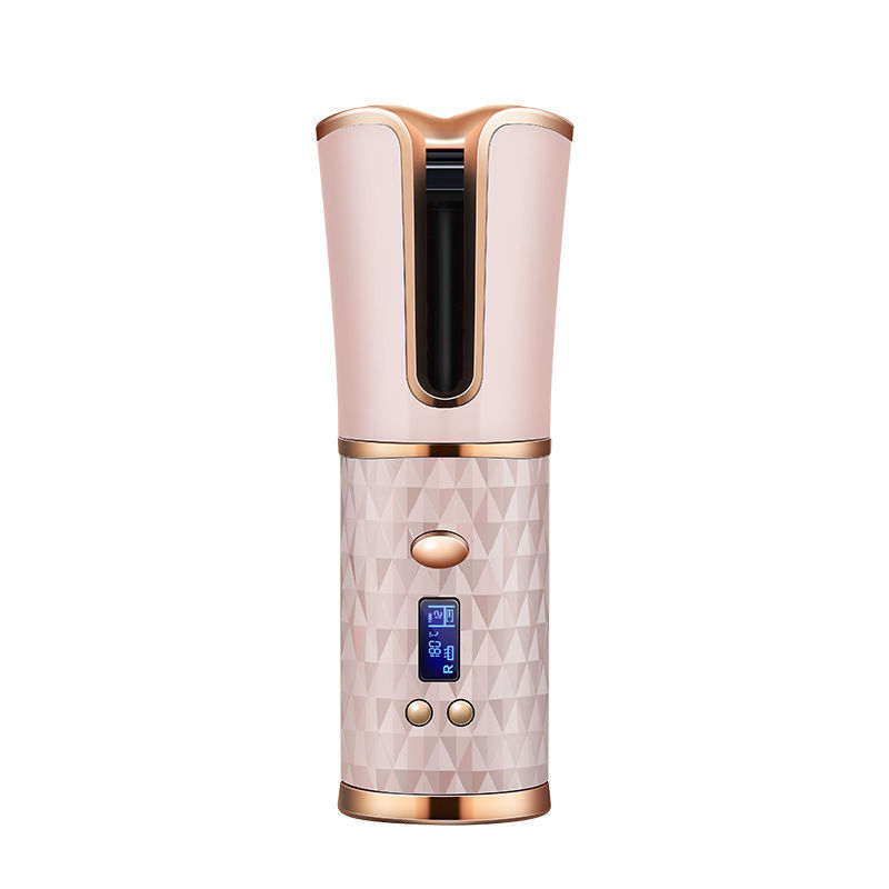 LumaVoyage Cordless Automatic Hair Curler — Wireless Rotating Iron for Effortless Curls