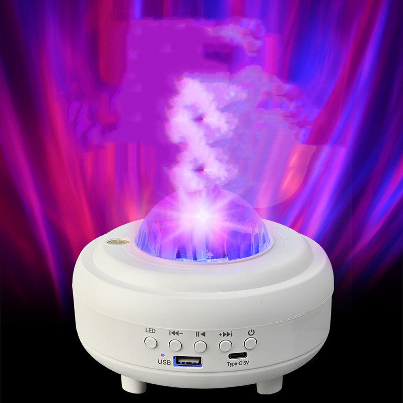 LumaVoyage Galaxy Star Projector — Bluetooth LED Night Light with Speaker