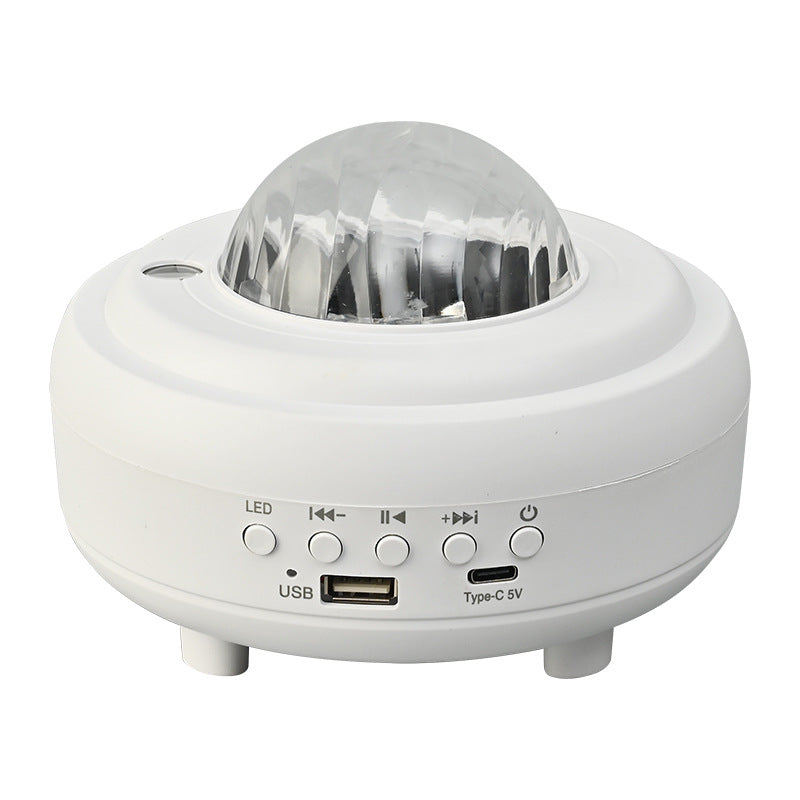LumaVoyage Galaxy Star Projector — Bluetooth LED Night Light with Speaker