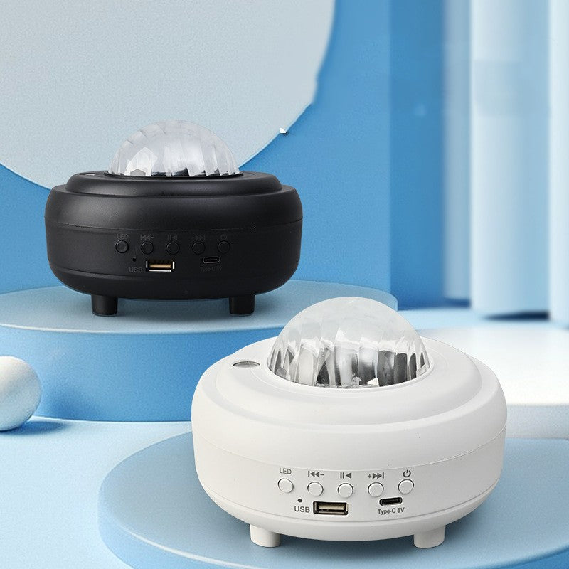 LumaVoyage Galaxy Star Projector — Bluetooth LED Night Light with Speaker