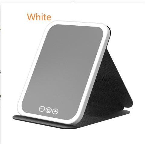 LumaVoyage Travel LED Makeup Mirror — Rechargeable Foldable & Compact