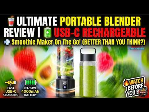 LumaVoyage Portable Blender — USB Rechargeable Smoothie Maker & Juicer Cup