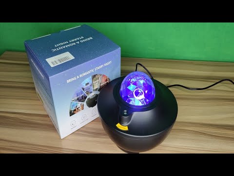 LumaVoyage Galaxy Star Projector — Bluetooth LED Night Light with Speaker